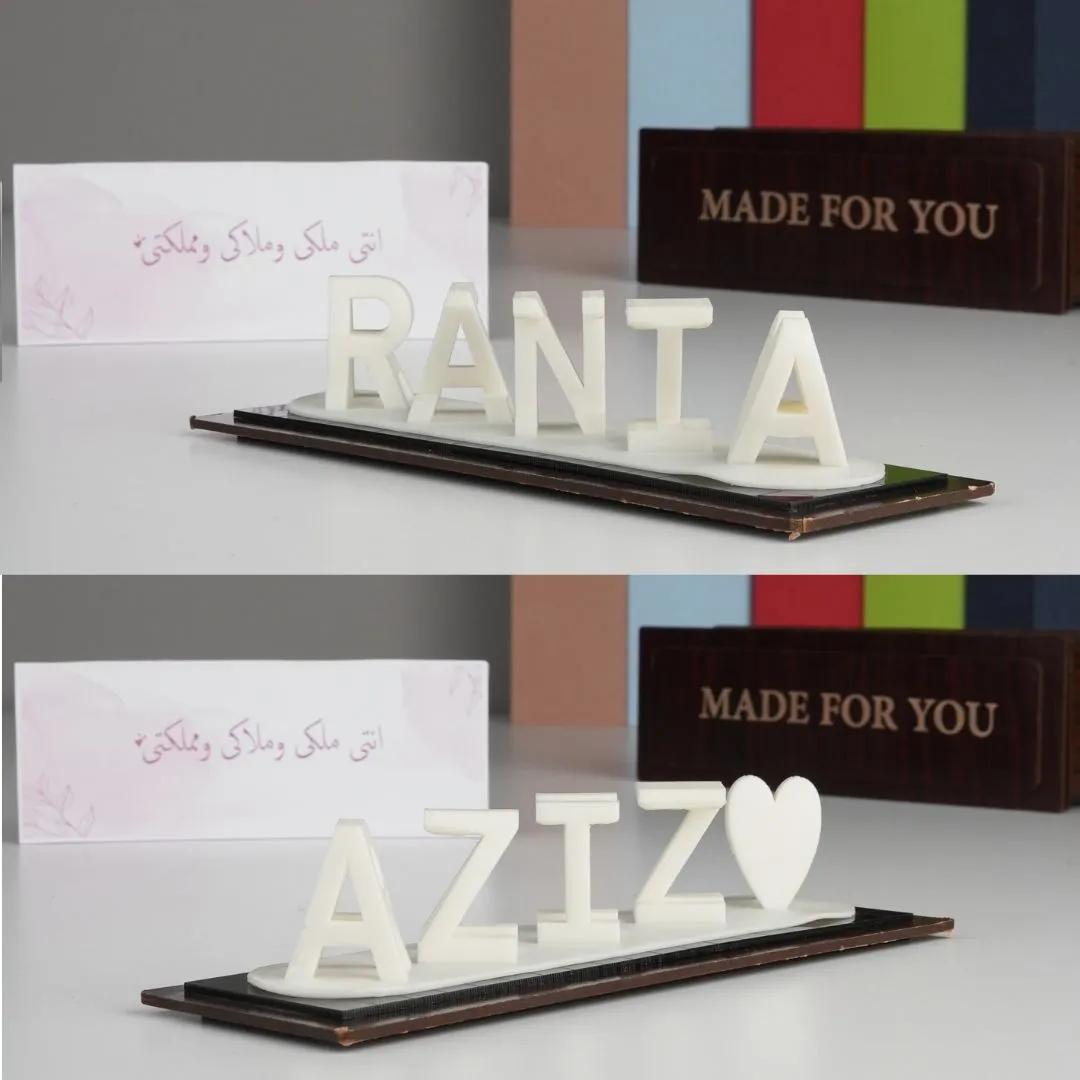 Graduation Love Gift in 3D – Custom Name & Year for Your Person