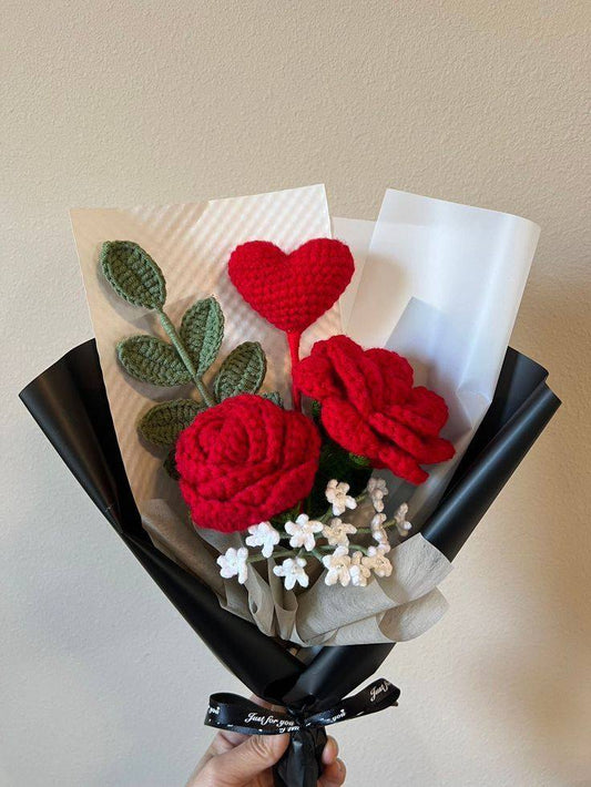Handmade Crochet Flower Bouquet – Unique Romantic Gift That Lasts Forever