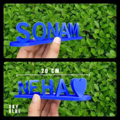 DUAL NAME - 3d Printed Gift Love Customized