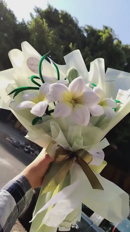 Handmade Crochet Flower Bouquet – Unique Romantic Gift That Lasts Forever