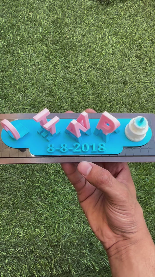 A Gift That Remembers – Custom 3D Name & Special Date