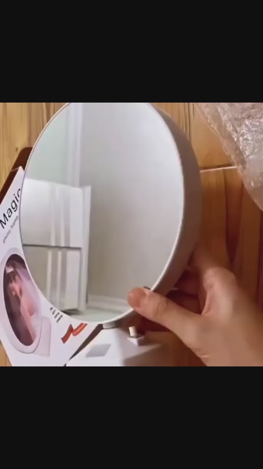 Personalized LED Mirror Light – Custom Couple Photo, Anniversary & Wedding Gift